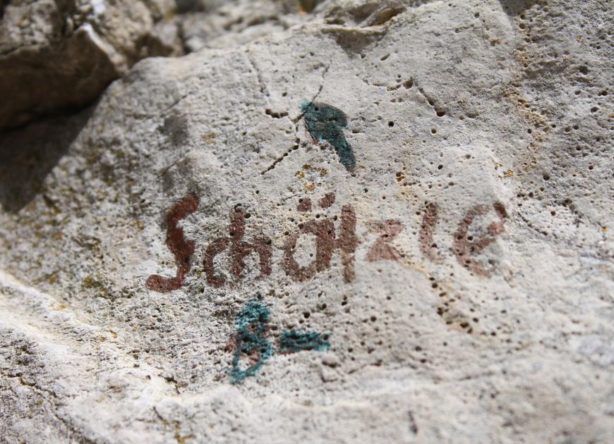 Routenname "Schätzle" am Reußenstein, Schwäbische Alb. | © DAV/Steffen Reich